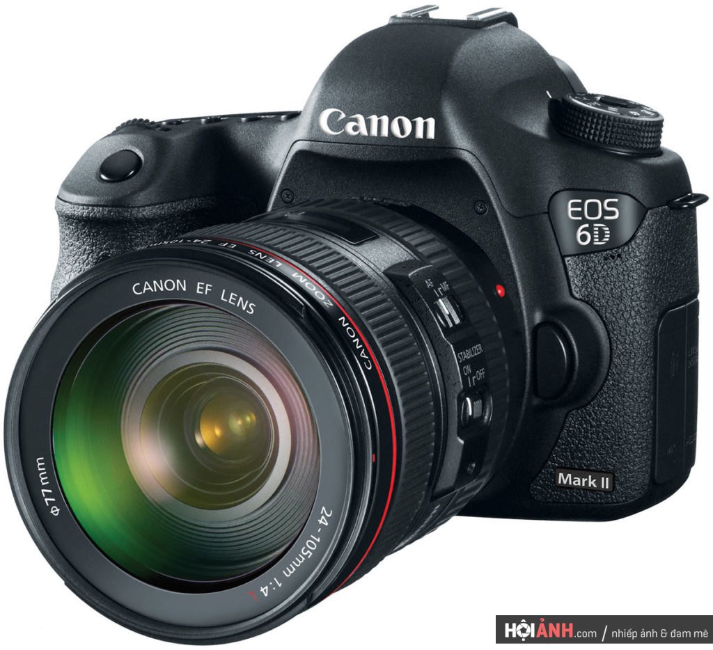 Canon 6D Mark II mockup cùng lens 24-105mm F4L